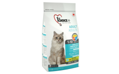 1ST CHOICE Для кошек "Здоровая кожа и шерсть", лосось (Фест Чойс HEALTHY SKIN & COAT). Вес: 2,72 кг