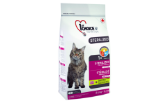 1ST CHOICE Беззерновой для кастрированных и стерилизованных кошек (Фест Чойс Sterilized). Вес: 2,4 кг
