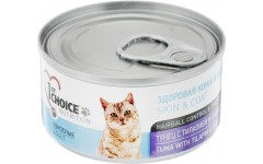 1ST CHOICE Консервы для кошек Тунец с Тилапией и Ананасом (Фест Чойс Skin&Coat Premium). Вес: 85 г