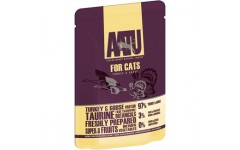AATU Паучи для кошек Индейка и Гусь (FOR CATS TURKEY & GOOSE). Вес: 85 г