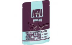 AATU Паучи для кошек Курица и Фазан (FOR CATS CHICKEN & PHEASANT). Вес: 85 г