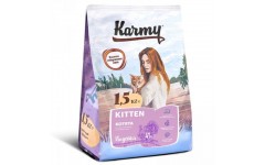 KARMY сухой корм Киттен для котят, беременных и кормящих кошек Индейка. Вес: 400 г