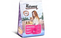 KARMY сухой корм Сенситив для кошек с чувствительным пищеварением Индейка. Вес: 10 кг