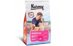 KARMY сухой корм Сенситив Медиум и Макси для собак средних и крупных пород с чувствительным пищеварением Лосось. Вес: 2 кг