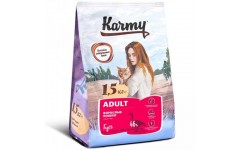 KARMY сухой корм Эдалт для кошек Гусь. Вес: 1,5 кг
