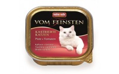 Animonda Консервы для кастрированных кошек с индейкой и томатами (Vom Feinsten for castrated cats). Вес: 100 г