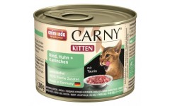 Animonda Консервы для котят с говядиной, курицей и кроликом (CARNY Kitten). Вес: 200 г