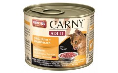Animonda Консервы для кошек с говядиной, курицей и уткой (Carny Adult). Вес: 200 г
