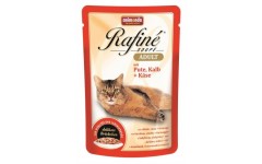 Animonda Паучи для кошек с индейкой, телятиной и сыром (Rafine Soupe Adult). Вес: 100 г