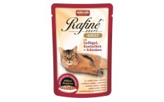Animonda Паучи для кошек с птицей, кроликом и ветчиной (Rafine Soupe Adult). Вес: 100 г