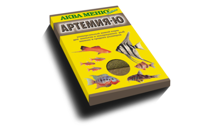Аква Меню "Артемия-Ю" корм для рыб. Вес: 30 г