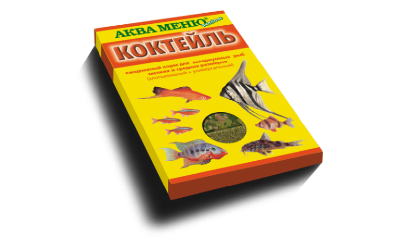 Аква Меню "Коктейль" корм для рыб. Вес: 15 г