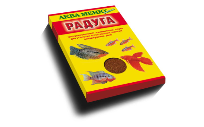 Аква Меню "Радуга" корм для рыб. Вес: 25 г