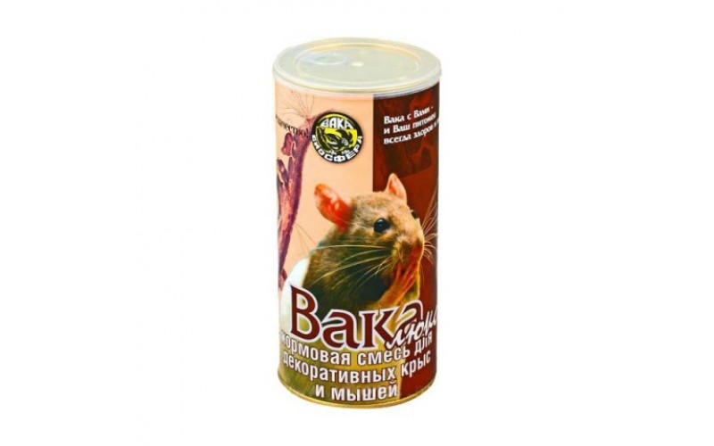Вака Люкс Корм для крыс и мышей (банка). Вес: 800 г