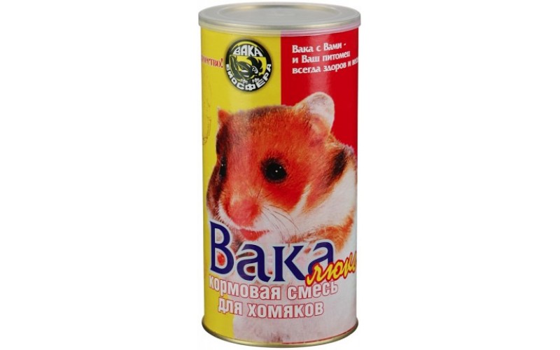 Вака Люкс Корм для хомяков (банка). Вес: 900 г