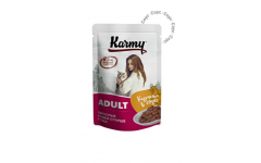 KARMY ADULT корм для кошек Пауч Курица в соусе. Вес: 80 г