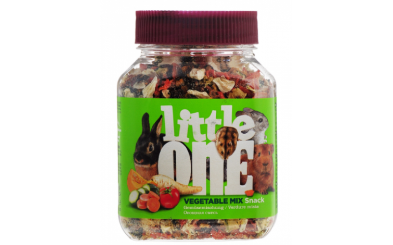 Little One Овощная смесь. Лакомство для всех видов грызунов, 150 г